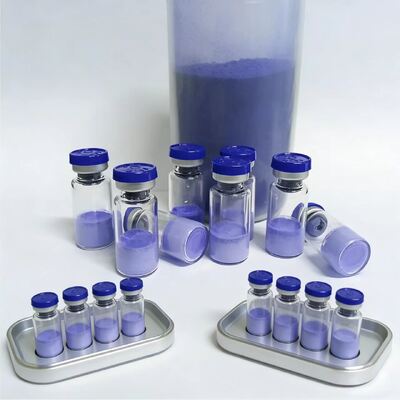 कॉस्मेटिक ग्रेड कॉपर पेप्टाइड जीएचके-क्यू सीएएस 89030-95-5 त्वचा की कसने की मरम्मत के लिए