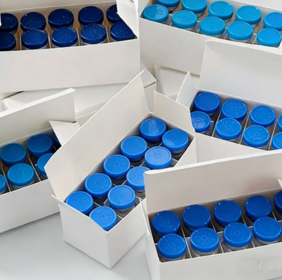 सौंदर्य अनुसंधान के लिए उच्च शुद्धता GHK-Cu Lyophilized Vials 50mg 100mg कॉपर पेप्टाइड